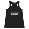 A Girl Without A Dick Is Like An Angel Without Wings Tank
