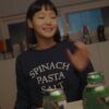Kim Go-eun Yumi's Cells Kim Yumi Spinach Pasta Salt Long Sleeved T-Shirt
