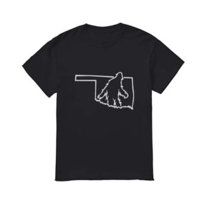 Bigfoot Oklahoma Black T-Shirt