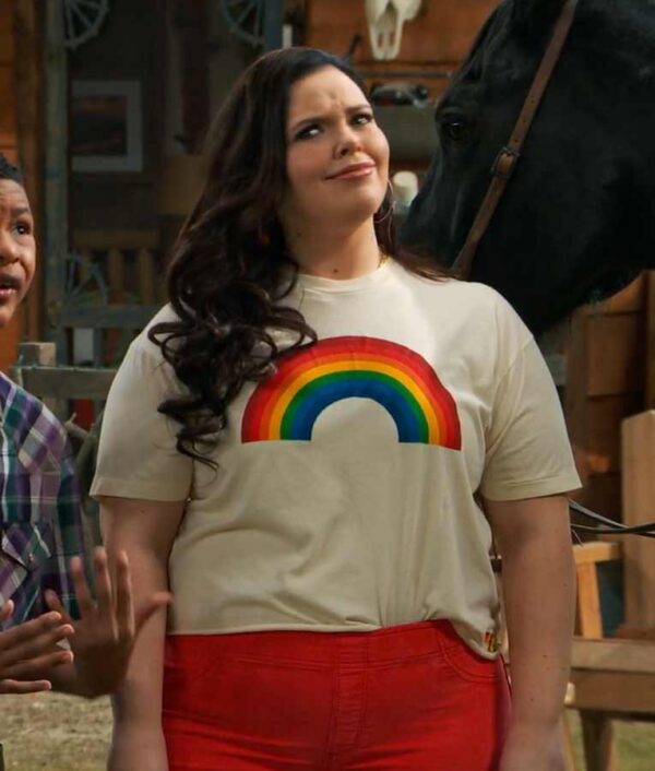 Miranda May Bunk'd Lou Hockhauser Big Rainbow T-Shirt