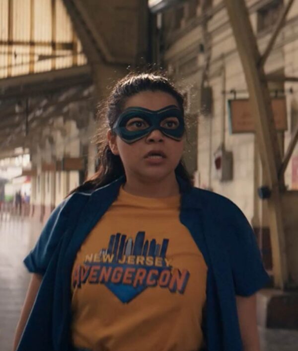Ms. Marvel Kamala Khan New Jersey Avenger Con T-Shirt