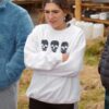 Snowflake Mountain Francesca Geo Skull Print Sweatshirt
