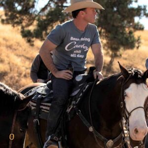 Taylor Sheridan Yellowstone Been Doing Cowboy shit all day T-Shirt
