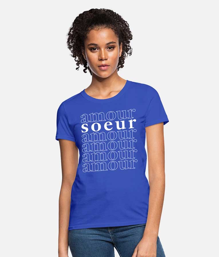 Amour Soeur T Shirt Creativetdesign