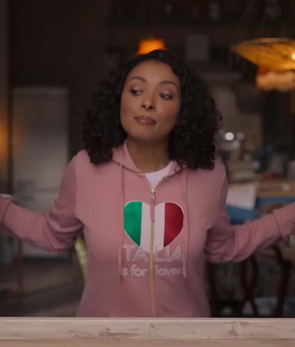 Kat Graham Love in the Villa Julie Hutton Italia is For Lovers Hoodie