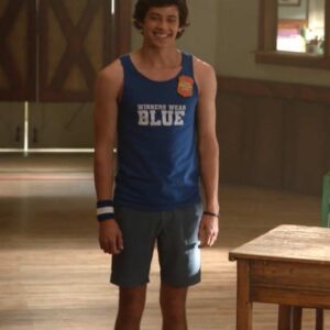 Matt Cornett High School Musical The Musical The Series EJ Winners Wear Blue Tank Top