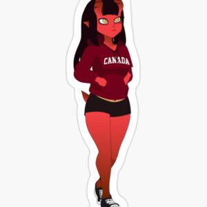 Meru-the-Succubus-Canada-Maroon-Hoodie