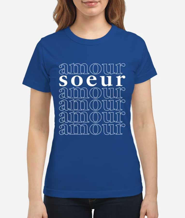 Bad Sisters Eva Garvey Amour Soeur T-Shirt - CreativeTDesign