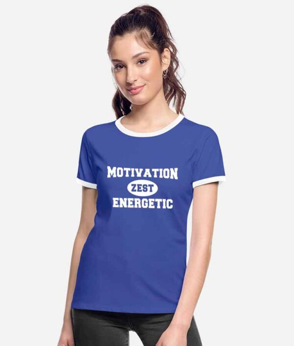 Sofia Wylie Motivation Zest Energetic Ringer T-Shirt