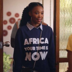 Blood & Water Fikile Bhele Africa Your Time Is Now Sweatshirt