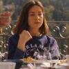 The White Lotus Harper Spiller SUR LA MER Sailboat Sweatshirt