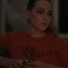 Jamie Clayton The L Word Generation Q Tess Van De Berg J'aime Rodarte Sweatshirt