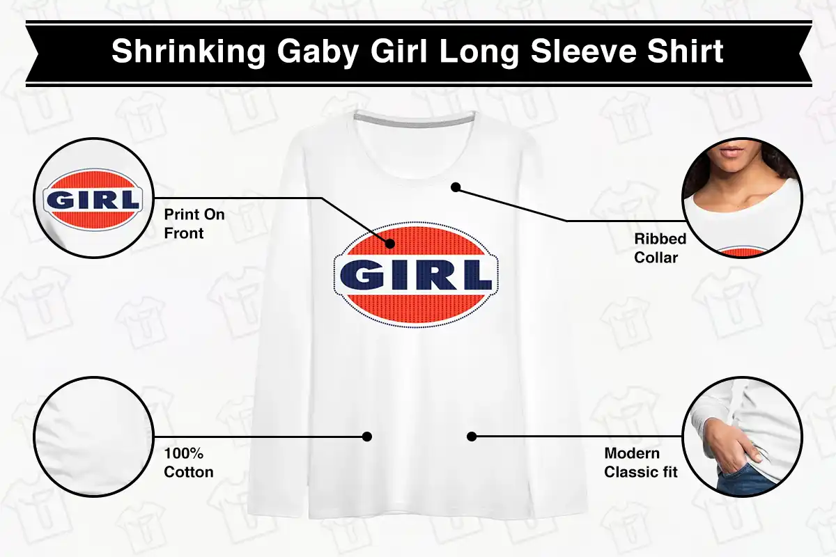 Shrinking Gaby Girl Long Sleeve Shirt