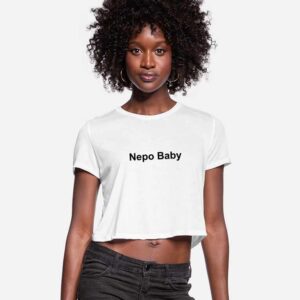 Hailey Baldwin Bieber Nepo Baby Cropped T-Shirt