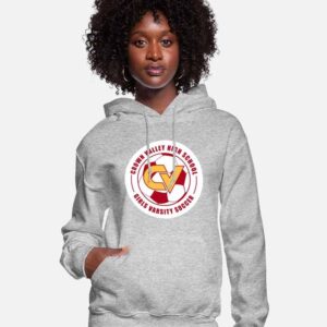 Shrinking Alice Crown Valley High School Girls Varsity Soccer Women's Hoodie