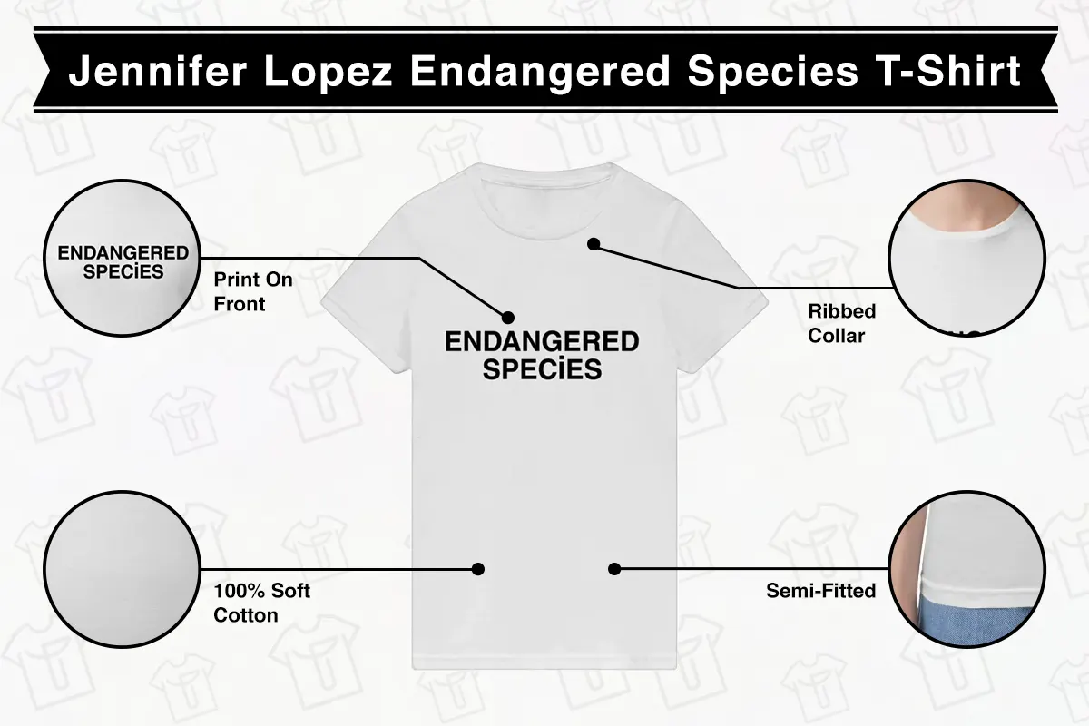 Jennifer Lopez Endangered Species T-Shirt