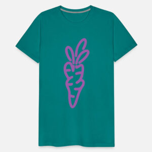 Lex Lumpkin The Watchful Eye Elliott Carrot Print T-Shirt