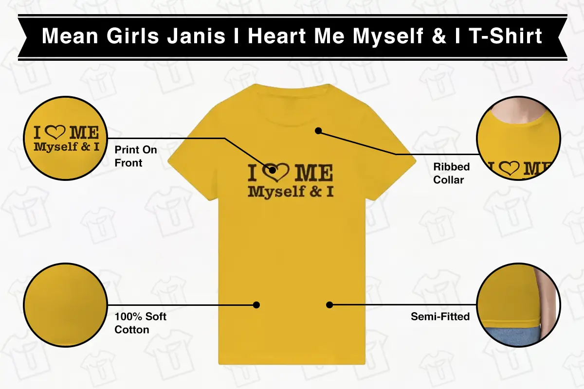 Mean Girls 2024 Janis I Heart Me Myself & I T-Shirt