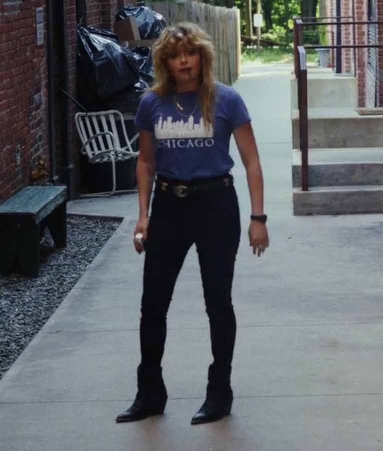 Natasha Lyonne Poker Face Charlie Cale Chicago Buildings T-Shirt