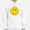 Not Dead Yet Edward Smile Emoji White Hoodie