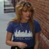 Poker Face Charlie Cale Chicago Buildings T-Shirt