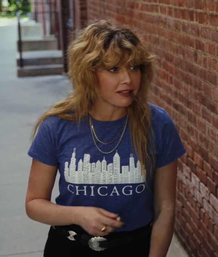 Poker Face Charlie Cale Chicago Buildings T-Shirt