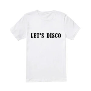 Buffering Iain Let's Disco White T-Shirt