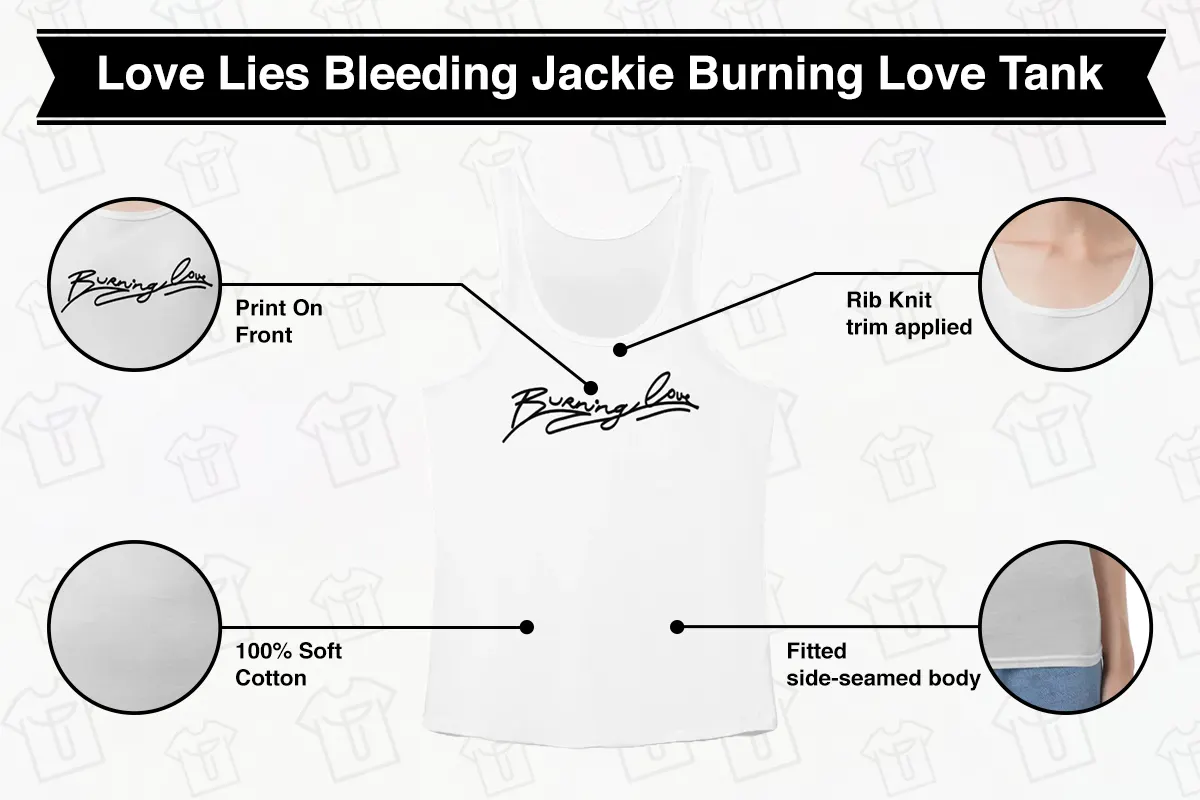 Love Lies Bleeding Jackie Burning Love Tank Top