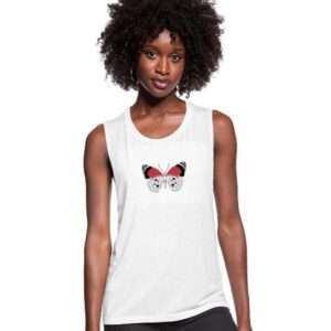 Mariel Molino The Watchful Eye Elena Santos Butterfly Flowy Muscle Tank by Bella