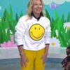 The Today Show Meredith Sinclair Smiley Emoji Sweatshirt