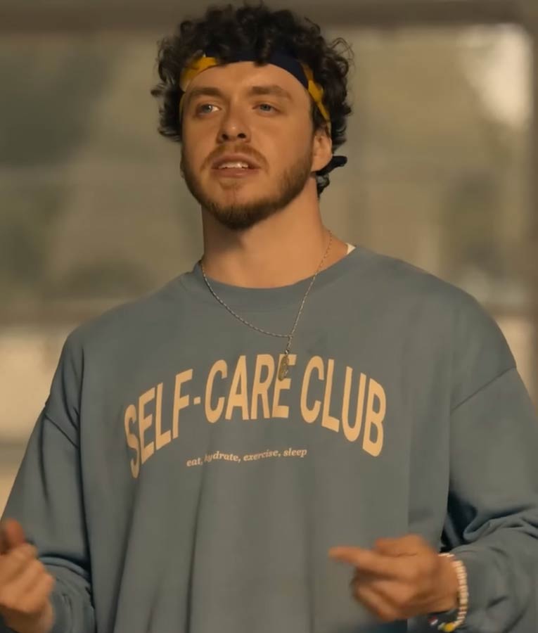 Jack Harlow White Men Can't Jump Jeremy Self-Care Club Sweatshirt