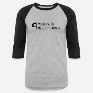 Scream VI Tony Revolori Mosche Di Velluto Grigio Baseball Shirt