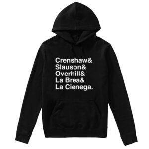 All American Season 5 Spencer James Crenshaw& Slauson& Overhill& La Brea& La Cienega. Hoodie