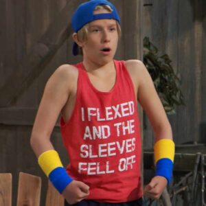 Bunk'd Jake Jacobs I Flexed and The Sleeves Fell Off Tank Top