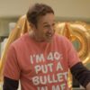 Chris O'Dowd The Big Door Prize Dusty I'M 40 Put A Bullet in Me T-Shirt