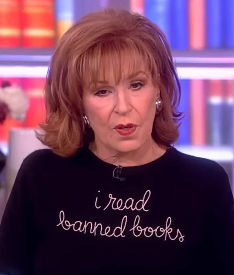 Joy Behar The View I Read Banned Books Sweatshirt