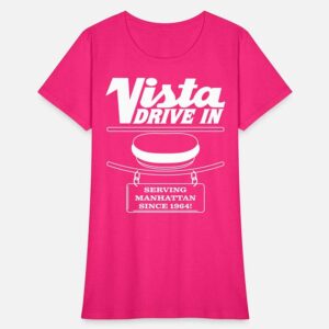 Vista Drive In Serving In Manhattan Since 1964 T-Shirt