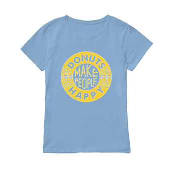 Donuts Make People Happy T-Shirt