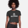 Hollywood on Women's Cropped T-Shirt