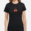 Sistine Rose Stallone The Family Stallone Cherry Black T-Shirt