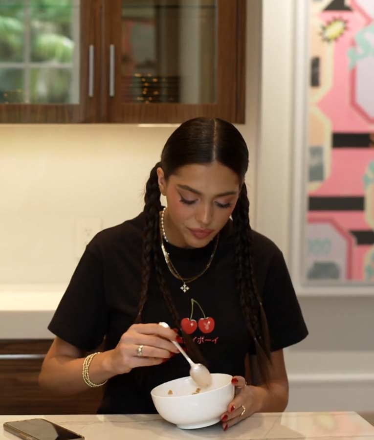 Sistine Rose Stallone The Family Stallone Cherry T-Shirt