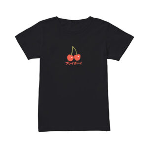 The Family Stallone Sistine Rose Stallone Cherry Black T-Shirt