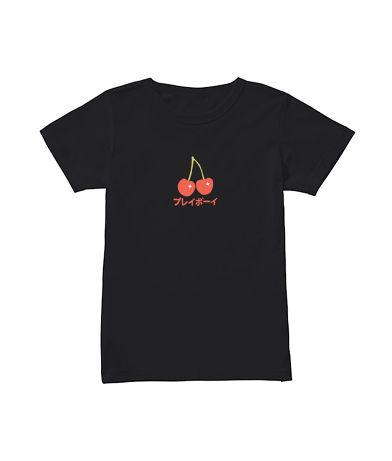 The Family Stallone Sistine Rose Stallone Cherry Black T-Shirt