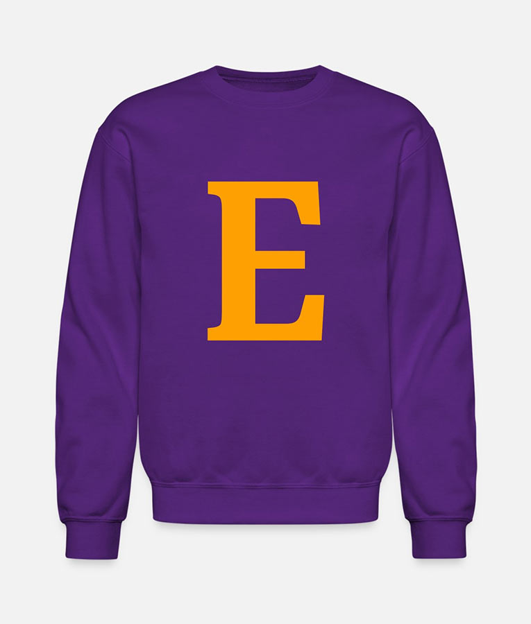 Back to 15 Klara Castanho Carol E Letter Sweatshirt