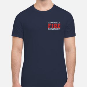 Captain Scott Woods Los Angeles Co. FIRE Department T-Shirt