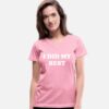 Survival of the Thickest Michelle Buteaut I Did My Best V-Neck T-Shirt