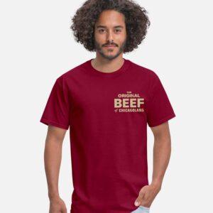 The Original Beef of Chicagoland Maroon T-Shirt