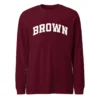 Brown Unisex Long Sleeve Tee