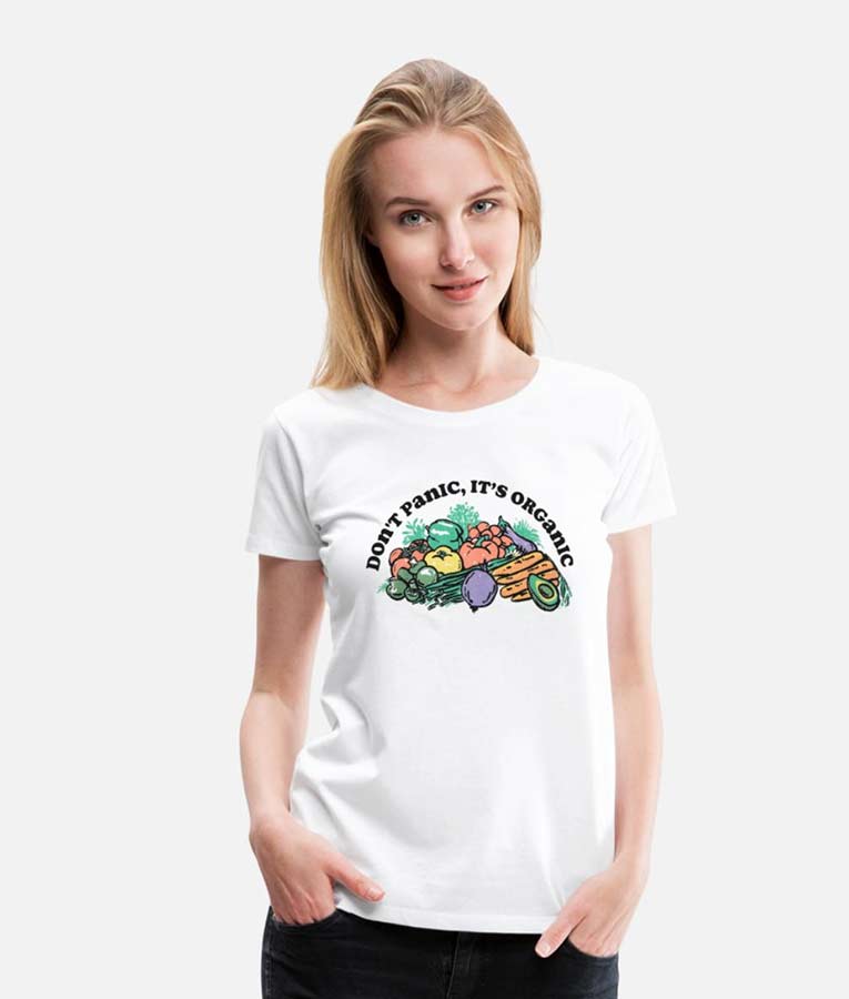 Don't Panic, It's Organic Premium T-Shirt