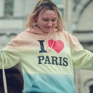 Heartstopper Darcy Olsson I Love Paris Hoodie